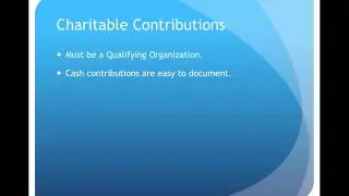 Deductions From AGI Video Lecture