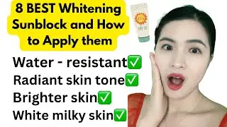 HOW TO APPLY WHITENING SUNSCREEN: Complete video