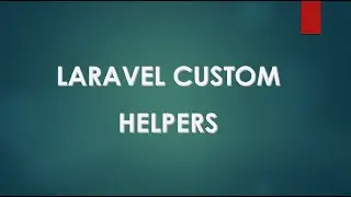 How to create laravel custom helper function in hindi | laravel 9 global helper function