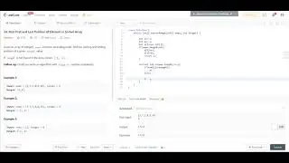 Find First and Last Position of Element in Sorted Array