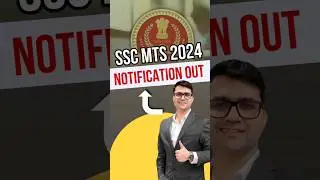 SSC MTS 2024 Notification Out 🥰 #sscmts #ssc #notification #new #vacancy #government #job #shorts