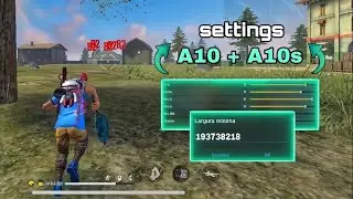 DPI+HUD+SENSITIVITY Galaxy A10/A10s 🔥✅ Headshot settings 👾 Free Fire 🇧🇷