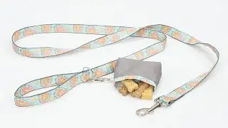 How to Sew a Dog Leash With Treat Bag