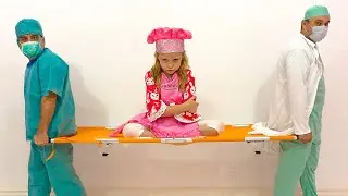 Nastya farklı meslekler deniyor ve okulda okumak istemiyor