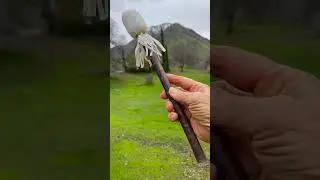 See a Willow & Brain-tan Deerskin Mallet, from HorseBear, owner of Drum Rattle Dance Sacred Arts.
