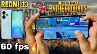 🔥 Redmi 13 PUBG Test | Smooth + Ultra Gameplay | Battery Drain & Heating Test 🔥
