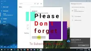 how to sync gmail account in windows 10 | Sync Gmail with Windows 10 Mail