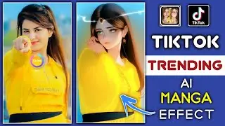 Ai Manga | How To Use Ai Manga Filter | TikTok New Trend Video Editing