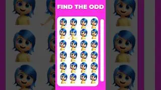 HOW GOOD ARE YOUR EYES 😭 || Part 297 || Find The Odd Emoji Out | INSIDE OUT 2 #emoji  #insideout2