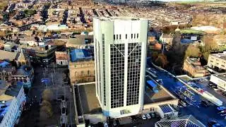 TOWN HALL BLACKBURN DRONE DJI MAVIC EDITED IN POWER DIRECTOR