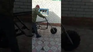 Минибайк, тест рамы и ходовой части