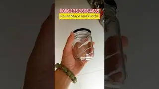 Round Shape Glass Bottle