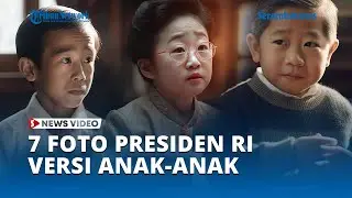 7 Foto Presiden RI Versi Anak Anak Dibuat Pakai Artificial Intelligence