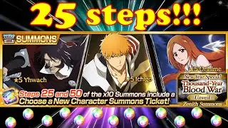 TYBW Zenith: Unveil Summons! | 25 Steps - 5500 Spirit Orbs! | Bleach: Brave Souls