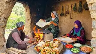 Cooking Sandwich Over Fire in a Cave! 🔥 | Real Afghan Village Life 🇦🇫 
