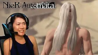NieR Automata Gameplay Part 3 | Sephiroth looking Android & Robots with Feelings?!