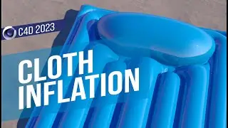 [Beginner] Stitched Cloth Inflation in 3 minutes | Cinema 4D 2023.1.3 Tutorial