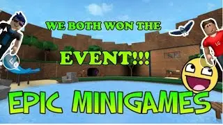 Me and KillingDavi WON THE EVENT!!! Epic Minigames
