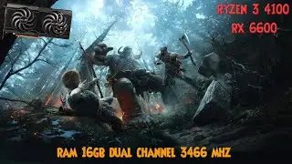 RYZEN 3 4100 + RX 6600 GOD OF WAR