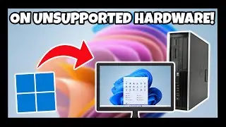The Easiest way to install Windows 11 on Unsupported Hardware! (newest method 2022)