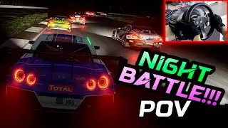 Racing a Nissan GT-R GT3 at Silverstone... at NIGHT