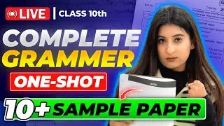 Complete English Grammar🔥 10 SAMPLE PAPER SOLVED✅  Guaranteed Questions for CLASS 10 boards 2024
