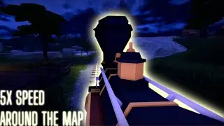 ON A TRAIN AROUND THE MAP SPED UP 5X | The Wild West