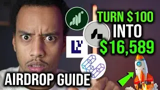 THE ULTIMATE CRYPTO AIRDROP GUIDE | Turn $120 Into $18,947 With These Crypto Airdrops!