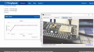LM35 with Esp8266 Thingspeak