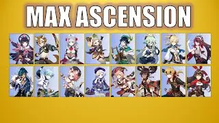 Ascending my current Characters before Sumeru Drops | Genshin Impact v2.7