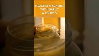 Roasted Mackerel With Garlic & Paprika #shorts