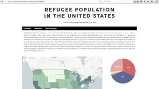 Interactive Visualization of Refugee Demographics in the U.S.
