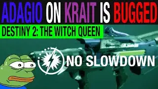 KRAIT with ADAGIO DOESN'T SLOW DOWN | Destiny 2: The Witch Queen