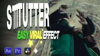 VIRAL Stutter/Jitter Effect - Learn in 1 Minute! (No Plugin-ins) [ALL Software]