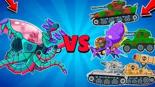 LEGENDARY TANK KRAKEN FIGHT in ADVENTURE MODE in Hills of Steel