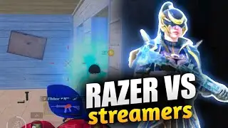 RAZER vs Conqueror Rank Pushers [Live Streamers + Youtubers ] | BGMI🔱