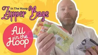 In The Hoop Zipper Bag Tutorial #inthehoop #machineembroidery #embroiderydesign #inthehoop #ith