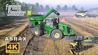 FS 25 | Ultra Realistic | Wheat Harvest | New Holland CR11 , John Deere R9  (fs25 reshade)