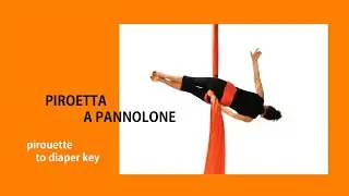 Tessuto aereo Piroetta #danzaaerea #tessutiaerei #acrobatics #aerial #aerialvideo