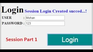 C# Create Session part 1
