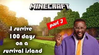 Minecraft survive 100days on a survival island part 1  |  RANDI RAVEL gameplay