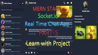 Real Time Chat App React Node js Express js Socket MongoDB  MERN STACK Redux Setup  #5