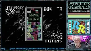 Tetris Recoded (C64/MiSTer) | Sprite Castle Plays