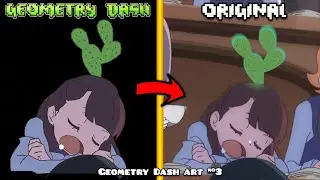 Akko con un NOPAL en la cabeza ART en Geometry Dash [2.11] ~ Speedart