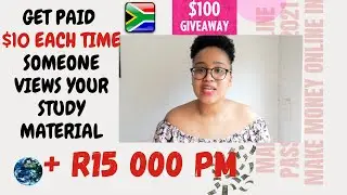 Get paid $10 per view |Studypool |Sell you study notes online | $5 Paypal giveaway in this video