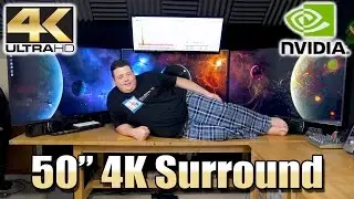 Using Giant TV’s as Computer Monitors 50” 4K UHD Samsung Screens 📺 - @Barnacules