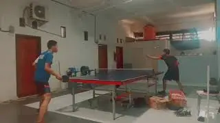 tenis meja latihan bersama 