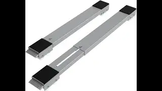 Rieles para nevera y lavadora - Base móvil extensible