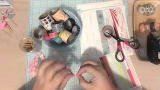 DIY Embellishments: Washi Feathers and Flags