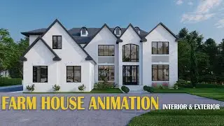 FARM HOUSE EXTERIOR AND INTERIOR ANIMATION//LUMION WALKHTHROUGH